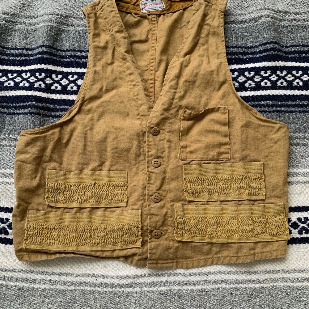 Vintage Sears Roebuck Sportswear American Field Vest Size Small